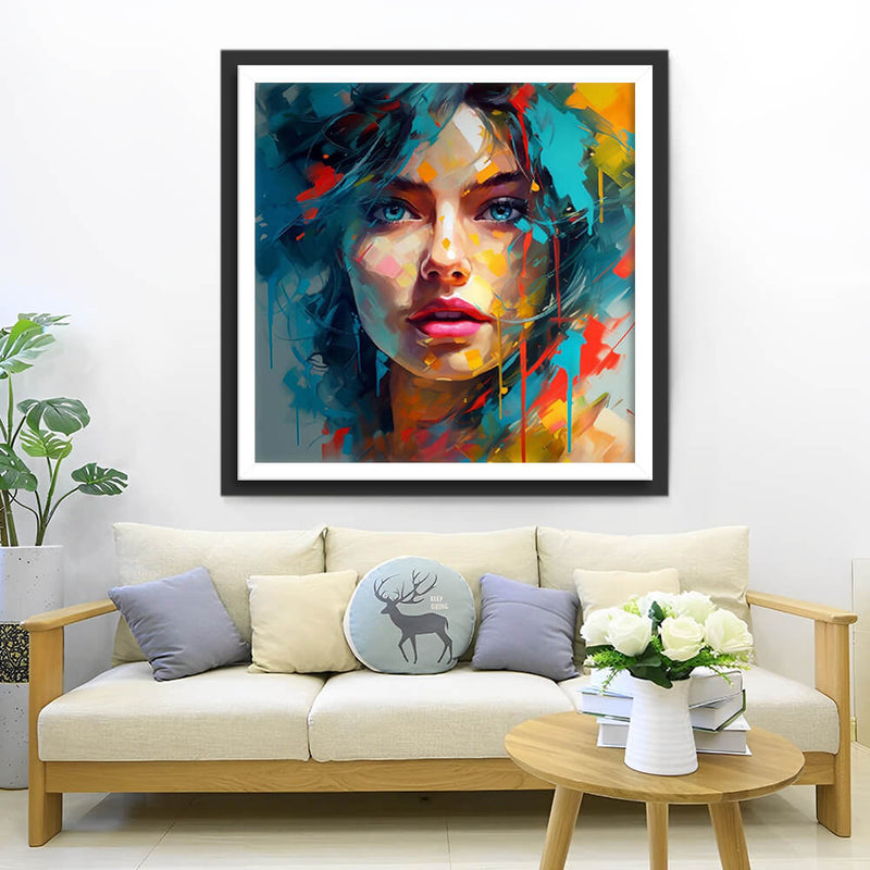Graffiti Woman Diamond Painting