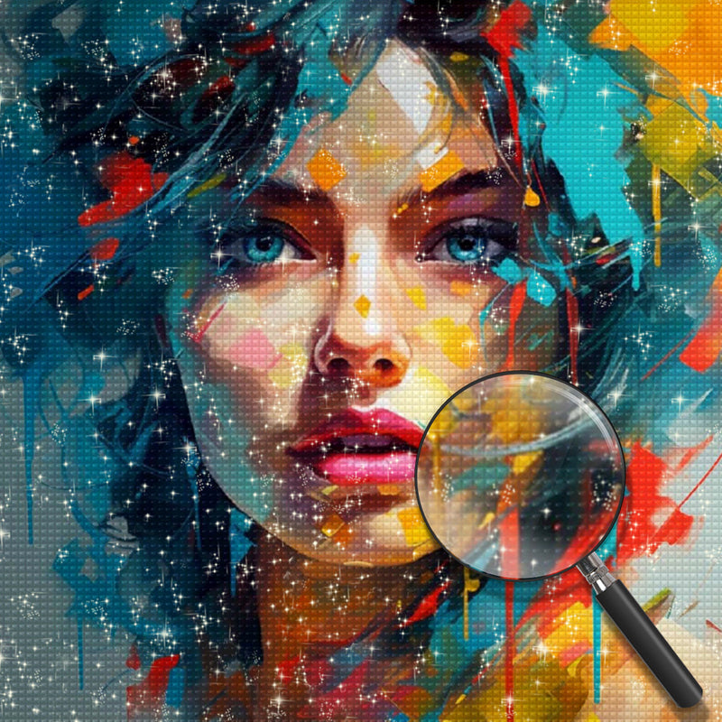 Graffiti Woman Diamond Painting