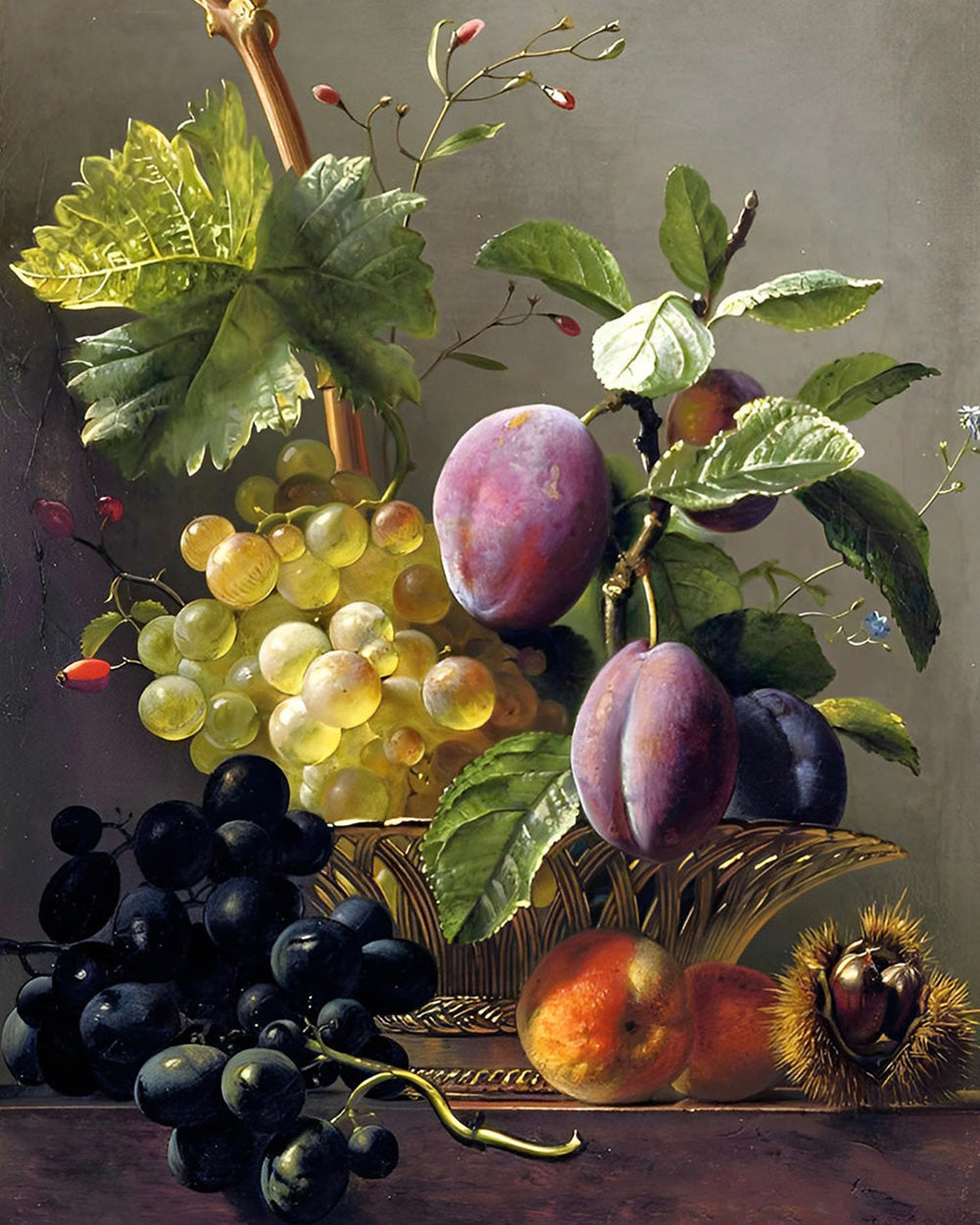 Grapes and Prunes Diamond Painting
