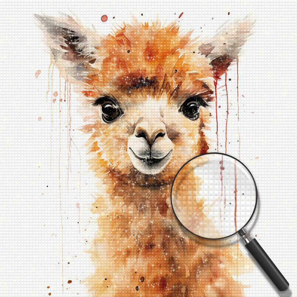 Happy Alpaca Diamond Painting