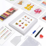 Happy Birthday 12Pcs - Mini Diamond Painting Kit