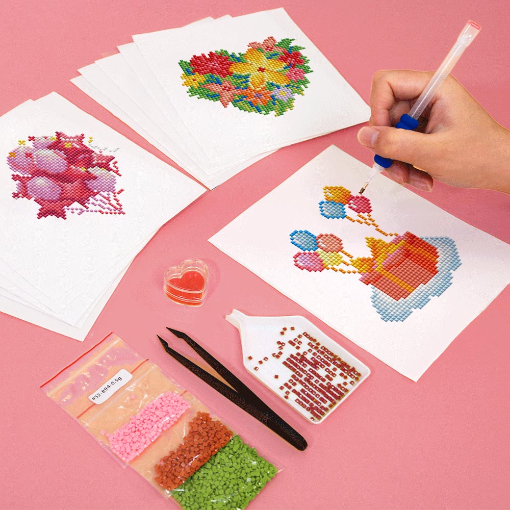 Happy Birthday 12Pcs - Mini Diamond Painting Kit