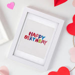 Happy Birthday 12Pcs - Mini Diamond Painting Kit