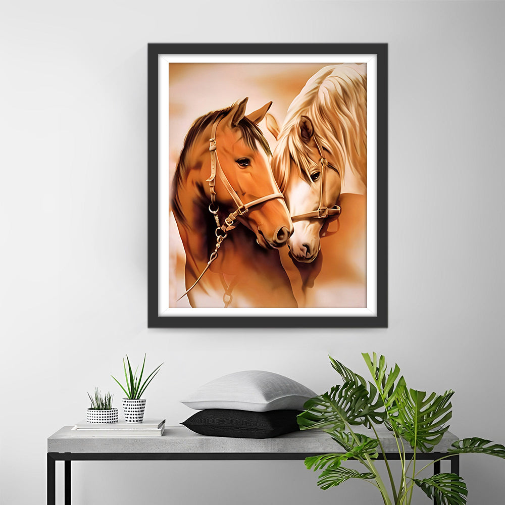 Horse Couple Diamond Painting