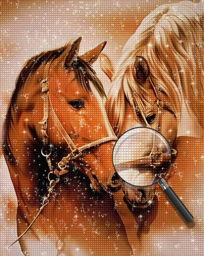 Horse Couple Diamond Painting
