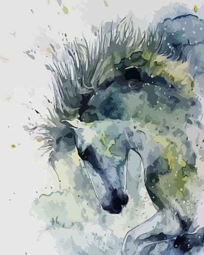 Horse in Ink Painting Style Diamond Painting
