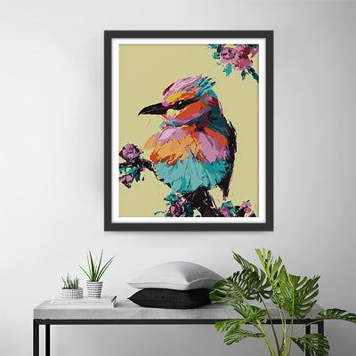 Hummingbird in Oil Painting Style Diamond Painting