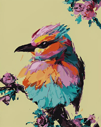 Hummingbird in Oil Painting Style Diamond Painting
