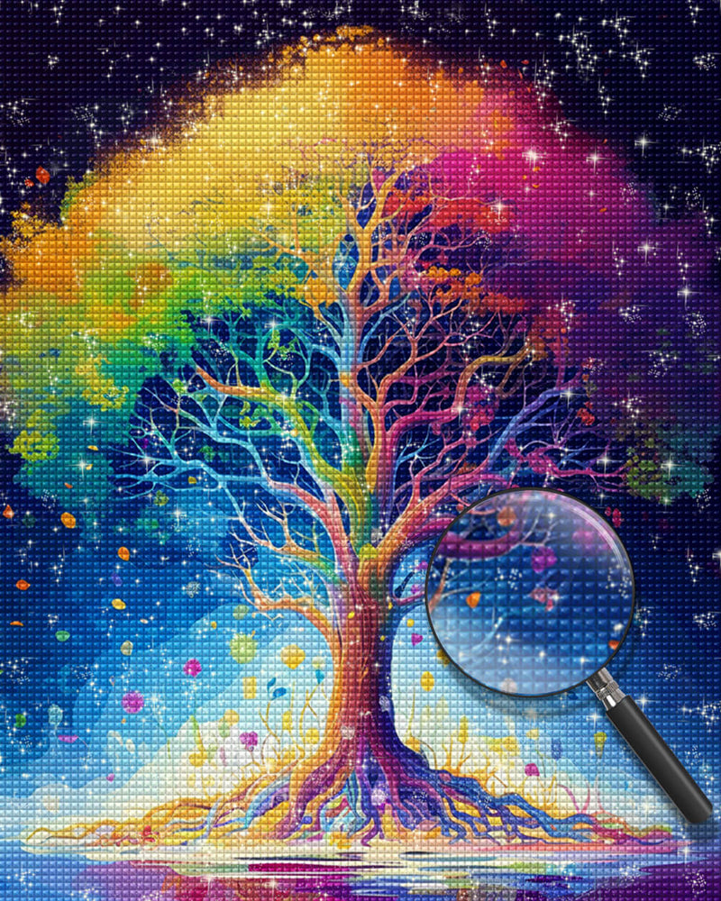 Imaginative Colorful Tree Diamond Painting