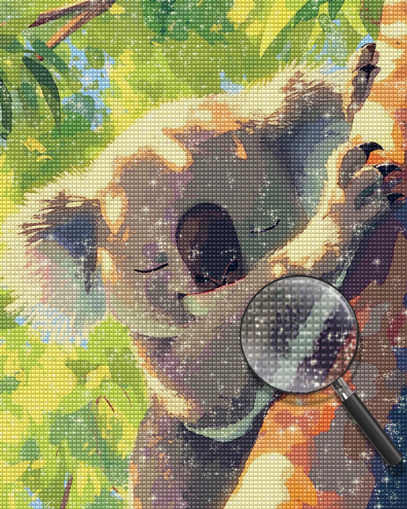Koala on the Tree Diamond Painting
