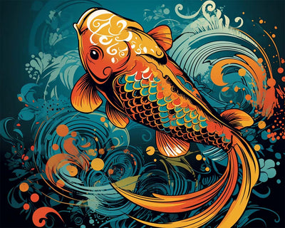 Koi Carp Diamond Painting