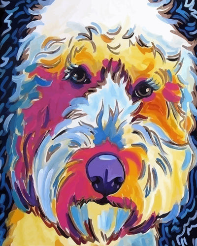 Labrador Poodle Diamond Painting