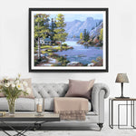 Lakeside Cottage Diamond Painting