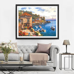 Landscape Harbour Diamond Painting