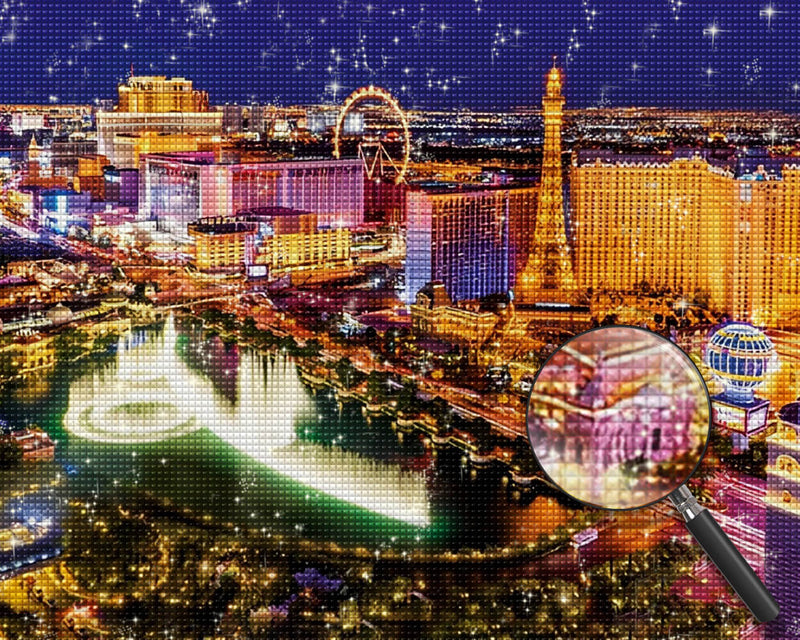 Las Vegas at Night Diamond Painting
