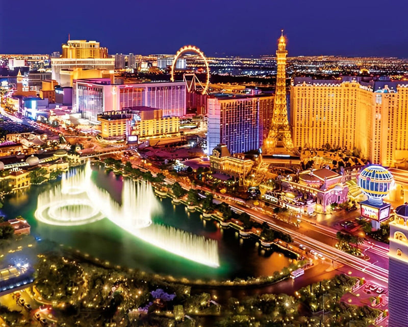 Las Vegas at Night Diamond Painting