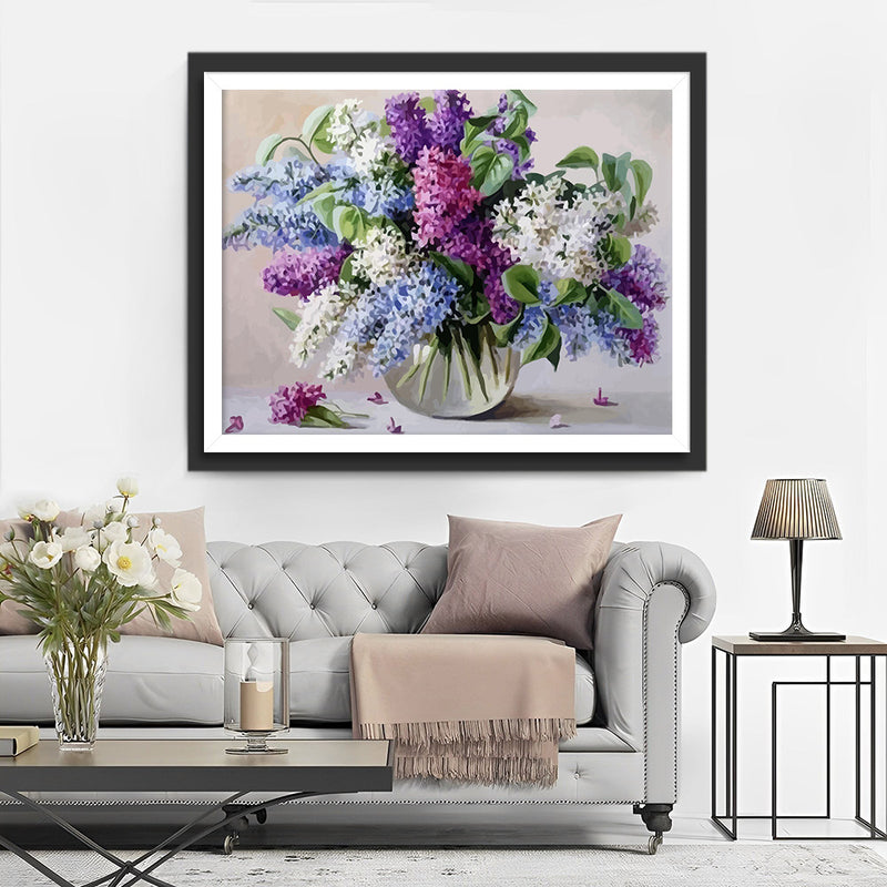 Lilac Bouquet Diamond Painting