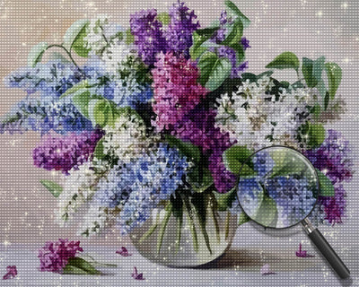 Lilac Bouquet Diamond Painting