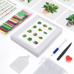 Lush Potted Plants 12Pcs - Mini Diamond Painting Kit