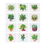 Lush Potted Plants 12Pcs - Mini Diamond Painting Kit