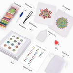 Mandala Series 12Pcs - Mini Diamond Painting Kit