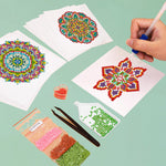Mandala Series 12Pcs - Mini Diamond Painting Kit