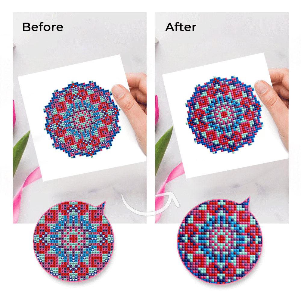 Mandala Series 12Pcs - Mini Diamond Painting Kit