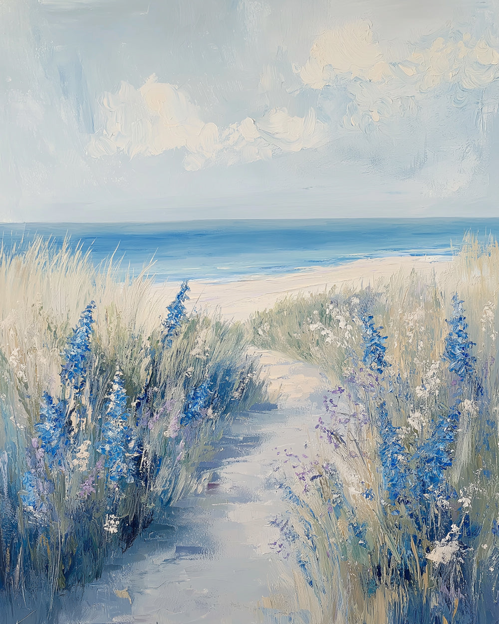 Meadow by the Sea Diamond Painting