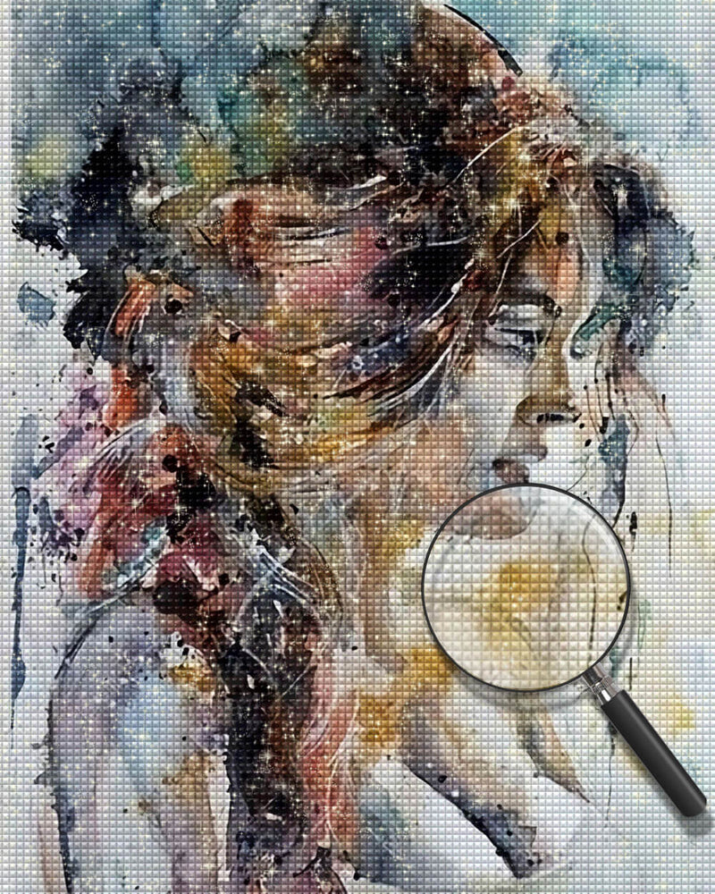 Melancholic Sexy Woman Diamond Painting