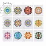 Mindful Mandala 12Pcs - Mini Diamond Painting Kit