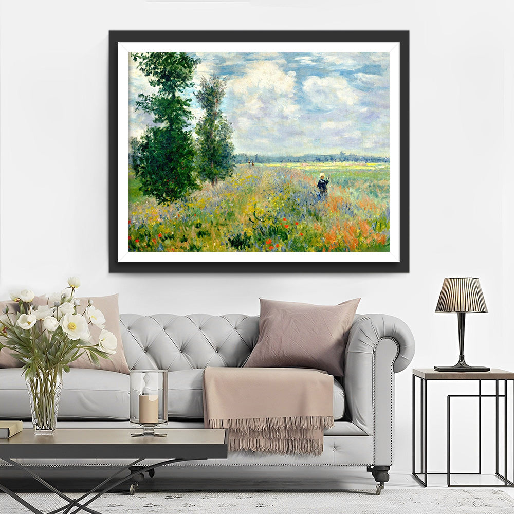 Monet Poppy Field Diamond Painting