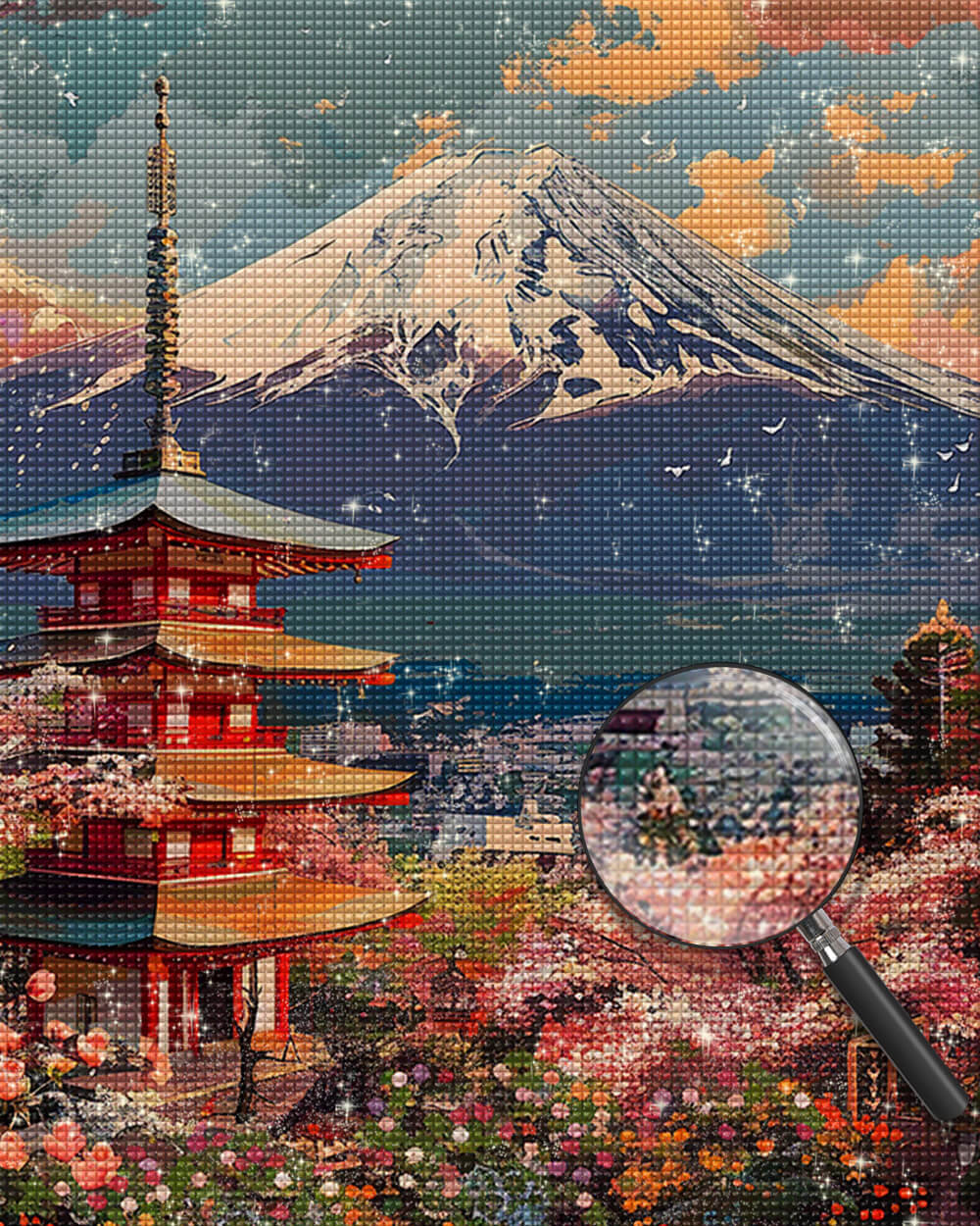 Mount Fuji, Japan Diamond Painting