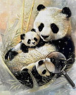 Pandas and Bamboo Diamond Painting