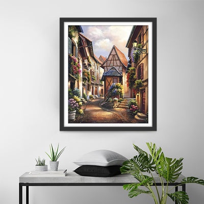 Peaceful European Town Diamond Painting