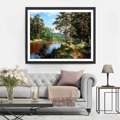 Pine Forest Diamond Painting