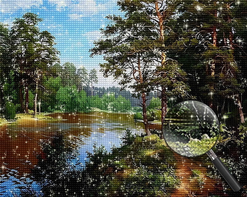 Pine Forest Diamond Painting