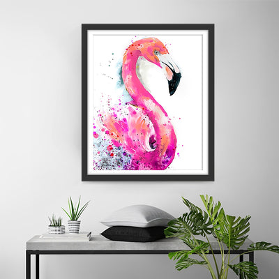 Pink Flamingo Diamond Painting