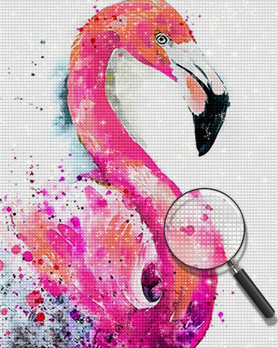 Pink Flamingo Diamond Painting