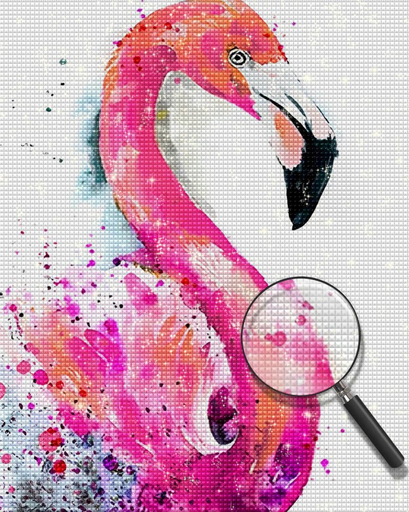 Pink Flamingo Diamond Painting