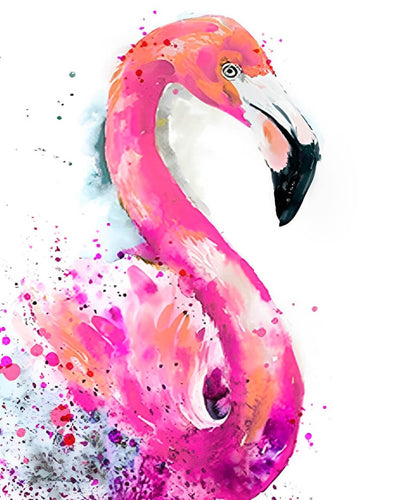 Pink Flamingo Diamond Painting