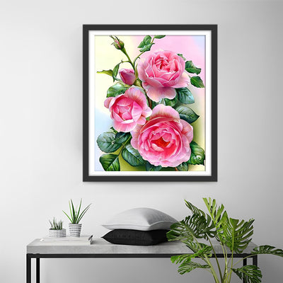 Pink Peonies Diamond Painting