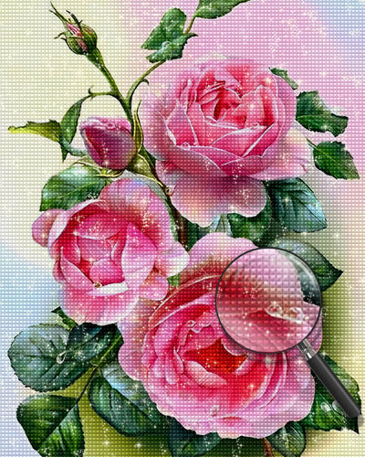 Pink Peonies Diamond Painting