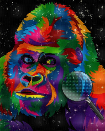 Pop Art Gorilla Diamond Painting