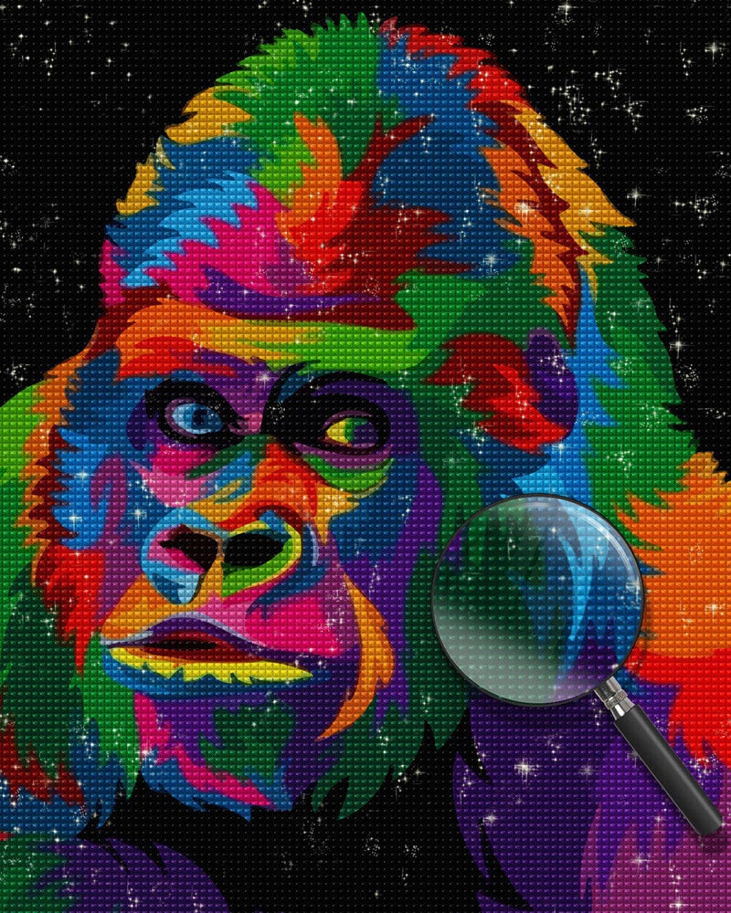 Pop Art Gorilla Diamond Painting