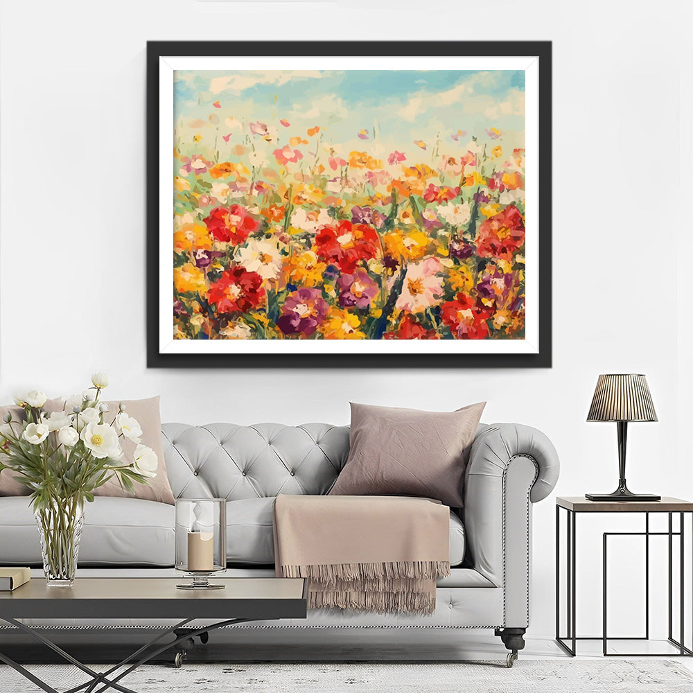 Poppies Field Diamond Painting