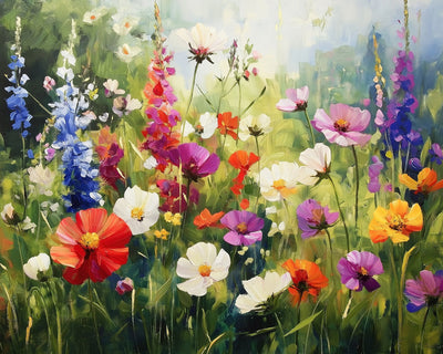 Poppies in the Wild Diamond Painting