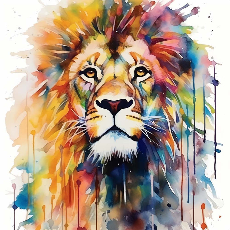 Proud Lion Diamond Painting