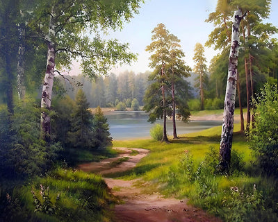 Quiet Woods Diamond Painting