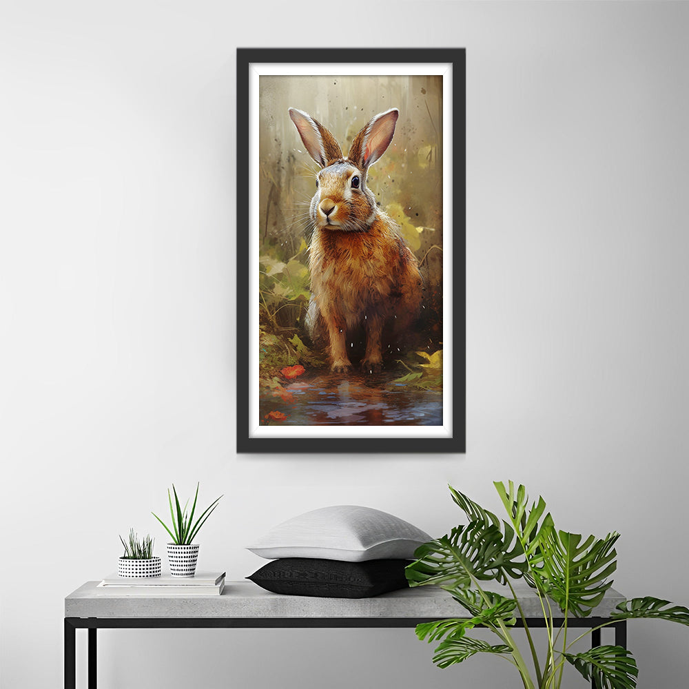 Rabbit by the Water Diamond Painting