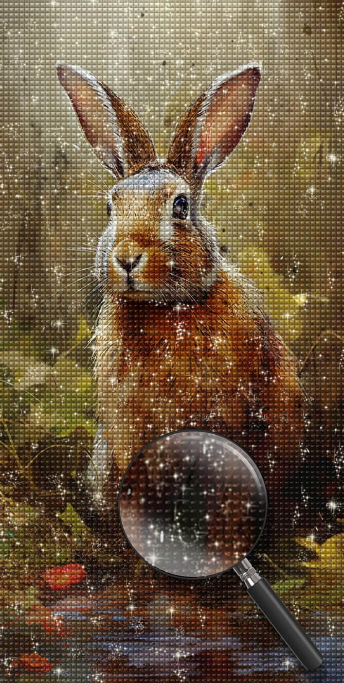 Rabbit by the Water Diamond Painting